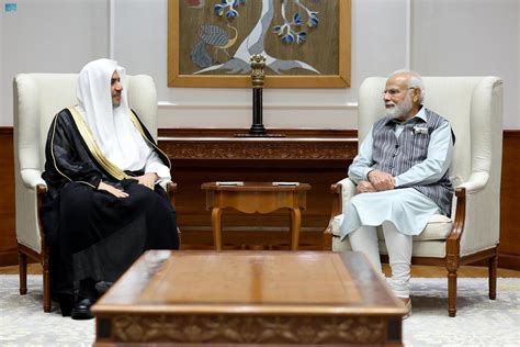 Indian Prime Minister Receives Mwl Secretary General