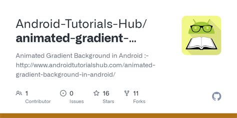 Github Android Tutorials Hubanimated Gradient Background Tutorial