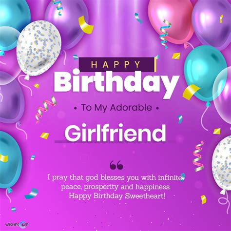 Heart Touching Birthday Wishes For Girlfriend Online Greeting Cards