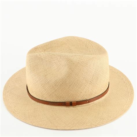 Stetson Panama Straw Hat With Box Ebth