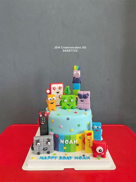 Numberblock Cake Food And Drinks Homemade Bakes On Carousell