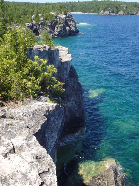 Cyprus Lake Tobermory Ontario Canada This Is Also A Picture From My