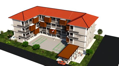 Desain Gedung Sekolah 3 Lantai Homecare24