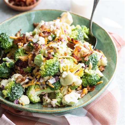 Broccoli Salad With Bacon And Cheese Culinary Hill