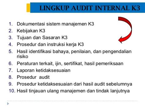 Audit K3