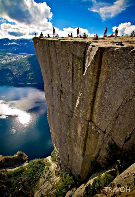 Preachers Pulpit Rock Preikestolen Is One Of The Most Visited Natural