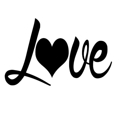 Love Graphic Art With Heart Transparent Png Stickpng