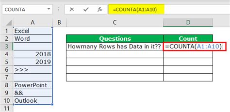 How To Count Number Of Filled Rows In Excel Using Vba Printable