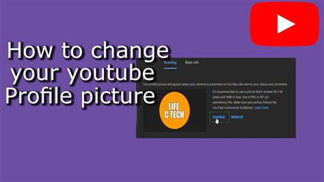 How To Change Your Youtube Profile Picture Youtube