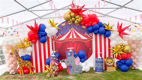 Circus Backdrop Circle Carnival Theme Birthday Backdrop Ubackdrop