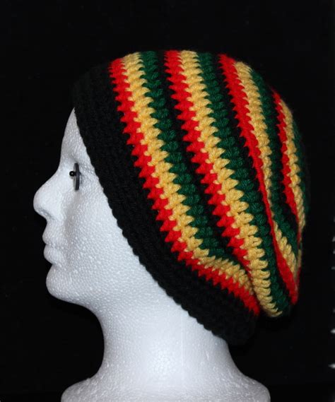 Crocheted Hat Rastafarian Style Crochet Patterns Crochet Crochet Hats