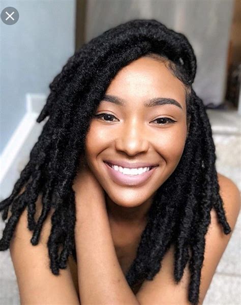 Pin By She Sparkles On Beauty Of Black Faux Locs Hairstyles Locs