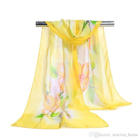 hijab 2018 flower silk chiffon scarf and shawls set super silk chiffon korean decorative fabric