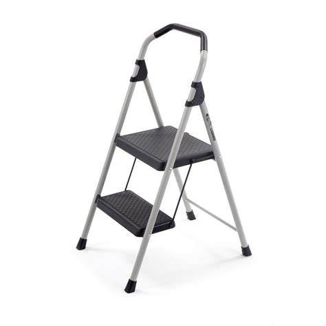 Gorilla Ladders 2 Step Lightweight Steel Step Stool Ladder With 225 Lb