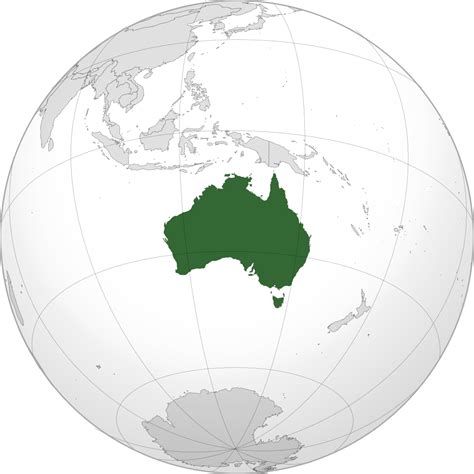 Australia Location Map Geographic Media
