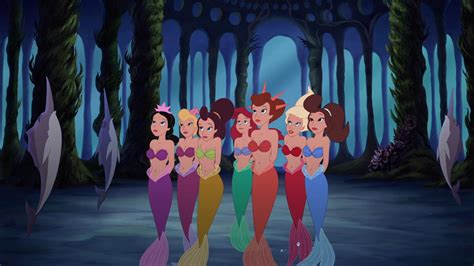 The Little Mermaid Ariels Beginning 2008 Disney Screencaps Ariels Sisters The Little