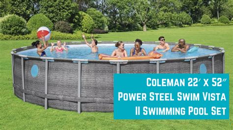 The Best Coleman 22 X 52 Pool Discovermystore