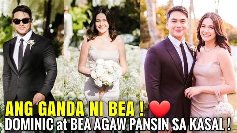 Bea Alonzo And Dominic Roque Best Couple During The Wedding Sa Kilig Napalingon Sa Ganda Ni