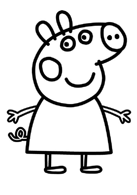 Kids N Coloring Page Peppa Pig Peppa Pig