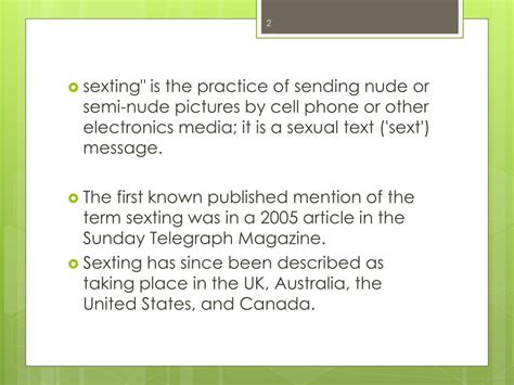 Ppt Should Sexting Be Illegal For Those Under Powerpoint