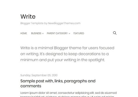 54+ Top BEST Free One Page Blogger Templates 2021