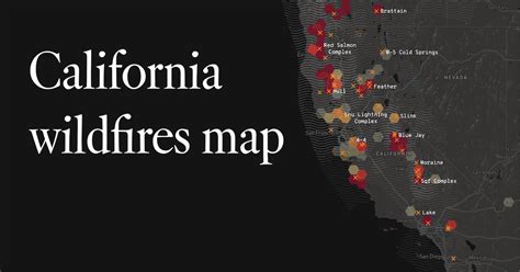 California Fire Map Active Wildfires