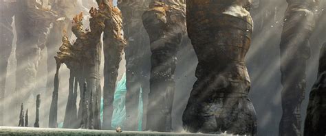 Gray Concrete Arch Formations How To Train Your Dragon 2 Concept Art