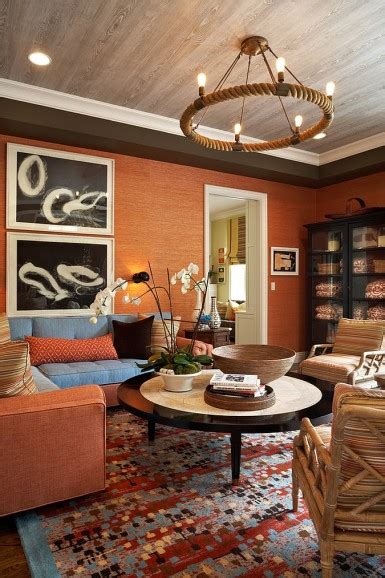 20 Living Rooms With The Textural Beauty Of Grasscloth