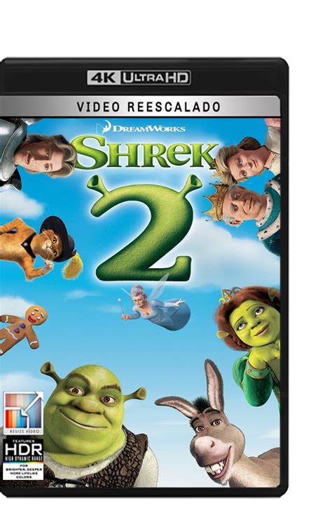 Shrek 2 2004 Uhdrip 2160p Reescalado Hdr Animación Castellano