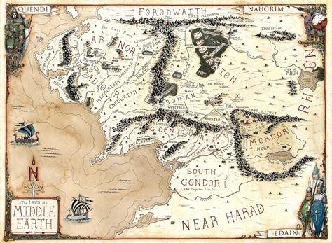 The Lands Of Middle Earth Lotr — Jared Blando