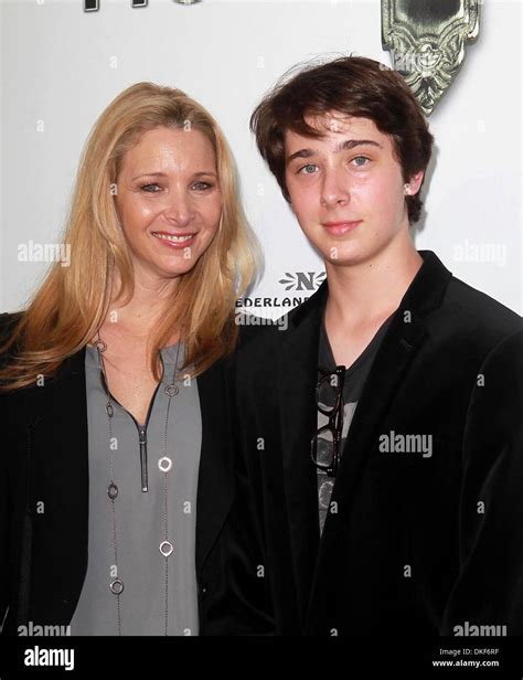 Lisa Kudrow And Son Julian Murray Stern The Book Of Mormon Opening Night Held At Pantages