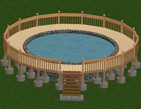 How big of an above ground pool can i put on my 24'x30' second floor back deck? 16 Gorgeous Pool Deck Designs and Ideas to Inspire Your ...