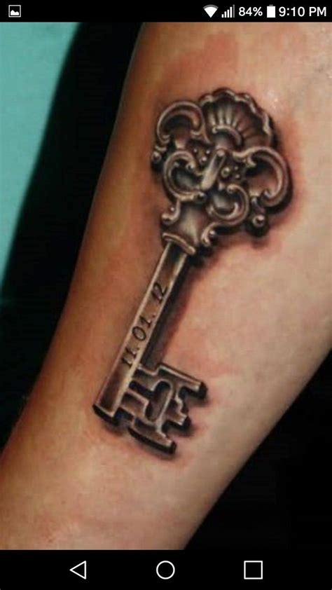 Lock Key Tattoos Skeleton Key Tattoo Angel Wings Tattoo Wing Tattoo