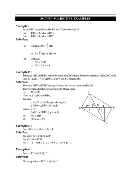 Basic Mathematics 02 Solved Example Pdf Triangle Area
