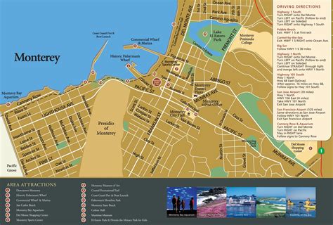 Monterey Tourist Attractions Map