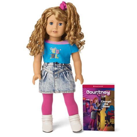 American Girl Courtney Doll And Book