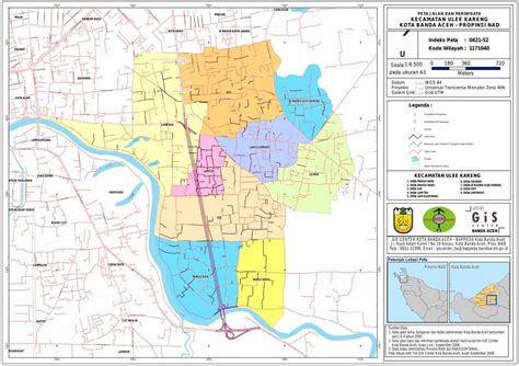 Peta Hasil Survey Jalan Dan Sarana Pariwisata Ulee Kareng Katalog