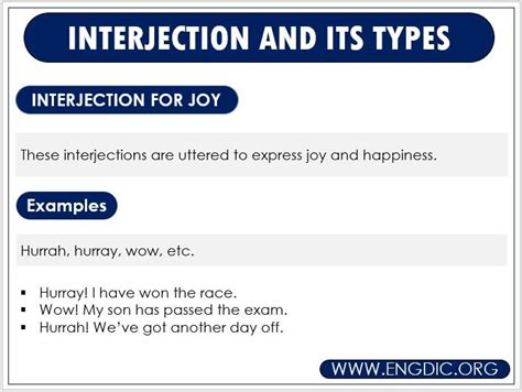 Interjection Definition And Examples Engdic
