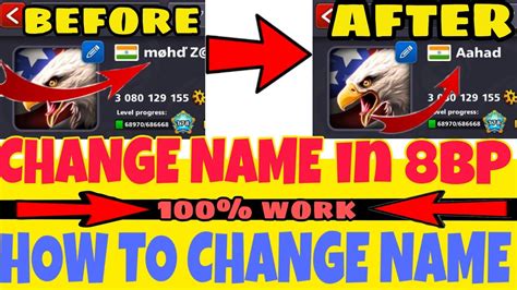 After the break shot, the players are assigned either the group of solid balls or stripe balls, once a ball from one of the groups is legally pocketed. change NAME of MINICLIP ID || how to change name of ...