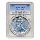 Photos of American Silver Eagle Mint Mark