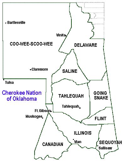 History Of The Cherokee Cherokee Maps