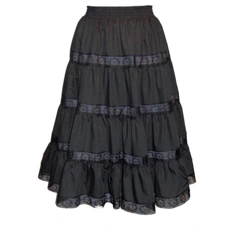 4 Tier Lace Prairie Skirt Skirts Dance Attire Skirt Fashion