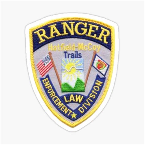 Ranger Hatfield Mccoys Trails Law Enforcement Sticker For Sale By