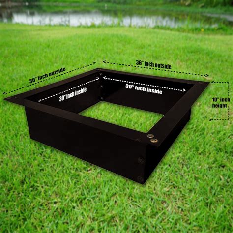 Outdoor Square Fire Pit Ringinsert Fire Pit Liner Heavy Duty Etsy