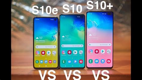 The mobile from samsung features 6.4 inches (16.26 cm) display that has a resolution of 1440 x 3040 pixels. Samsung Galaxy S10 vs. S10+ vs. S10E Size Comparison - YouTube