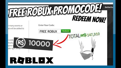 New Free Robux Promocodes Working 2019 Roblox Youtube