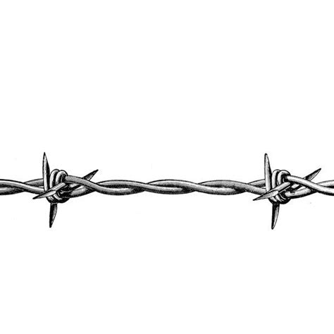 Barbed Wire Art Print By Upopot X Small Barbed Wire Tattoos Barbed Wire Art Barbed Wire