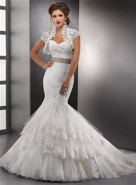 We did not find results for: Fashion Trumpet/ Mermaid Sweetheart Layered Lace Wedding ...
