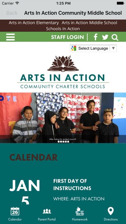 Arts In Action Community Middle School By Edlio