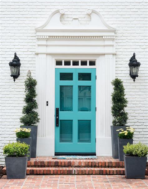 21 Gorgeous Blue Front Doors To Inspire Your Next Exterior Refresh Teal